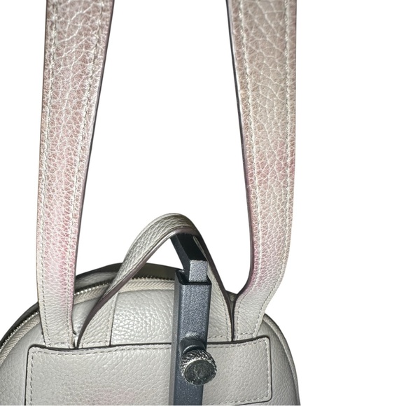 Michael Kors Erin Pearl Grey Pebbled Leather MD Backpack - Picture 4 of 13